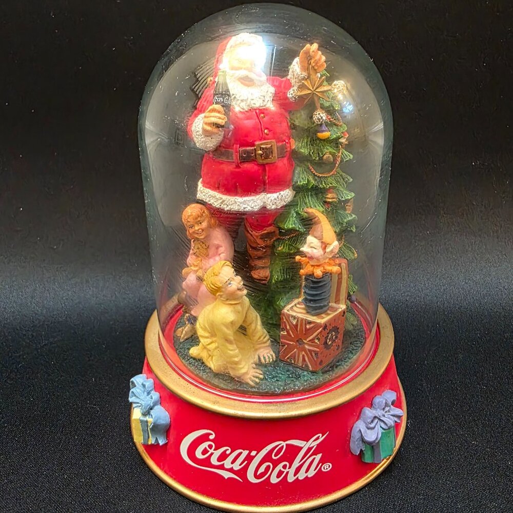 Franklin Mint~1996 Coca-Cola Santa Claus Ltd Edition~Things Go Better With Coke